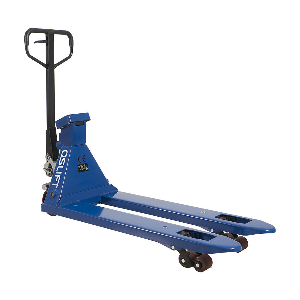 Weighing scale pallet truck