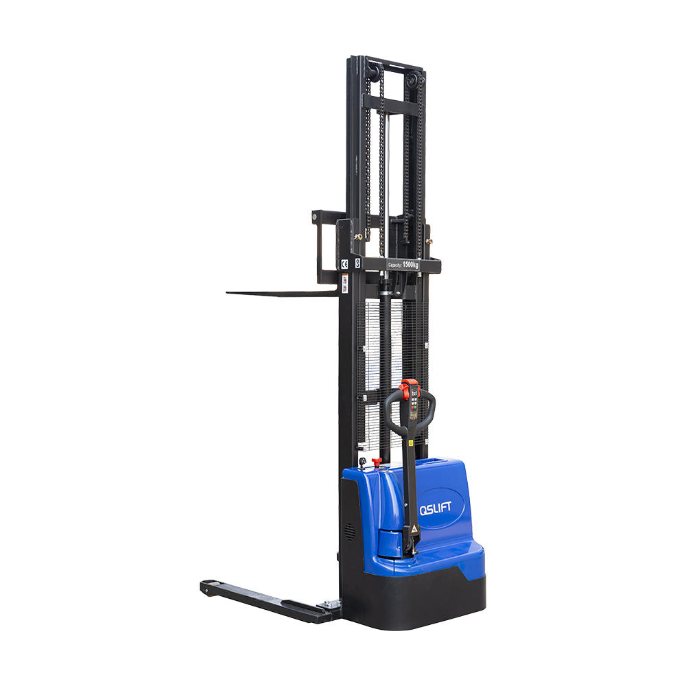 Walkie Power Stacker 1500KG with Straddle Leg Lifting Height 1600-3500mm